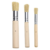 Professional painting brush set consisting of 3 mallet brushes