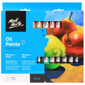Mont Marte Oil Paints 24 x 12ml Color Set