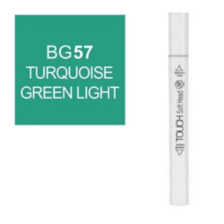 Touch_Soft_Dual_Head_Marker_colorless_Turquoise_Green_Light_BG57_6957373502768_Aristo_Store_Egypt